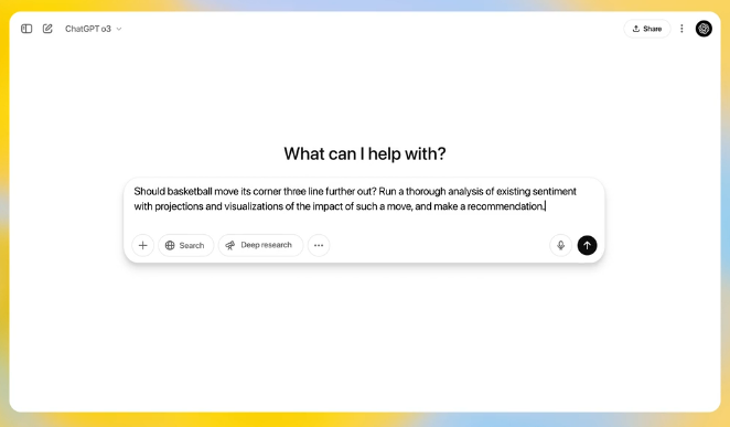 OpenAI o3 model