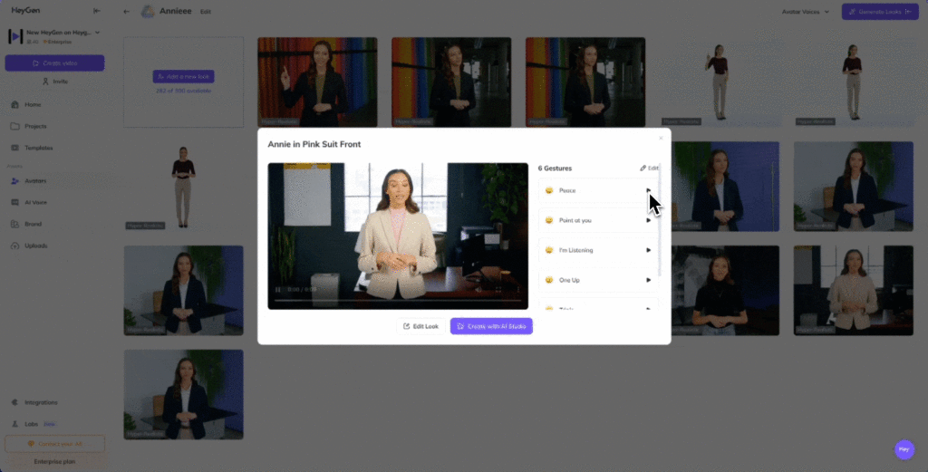 HeyGen AI Studio