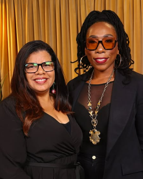 Alicia Lyttle and Brandi Harvey smiling together before their AI replacing Google conversation.