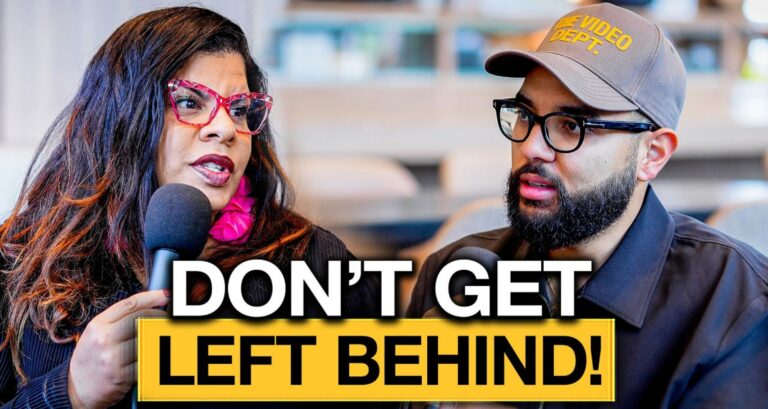 Alicia Lyttle and Omar El-Takrori discussing chatgpt-5 for business strategies on The Dept. YouTube show.