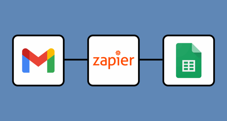 Gmail to Google Sheets automation workflow illustration