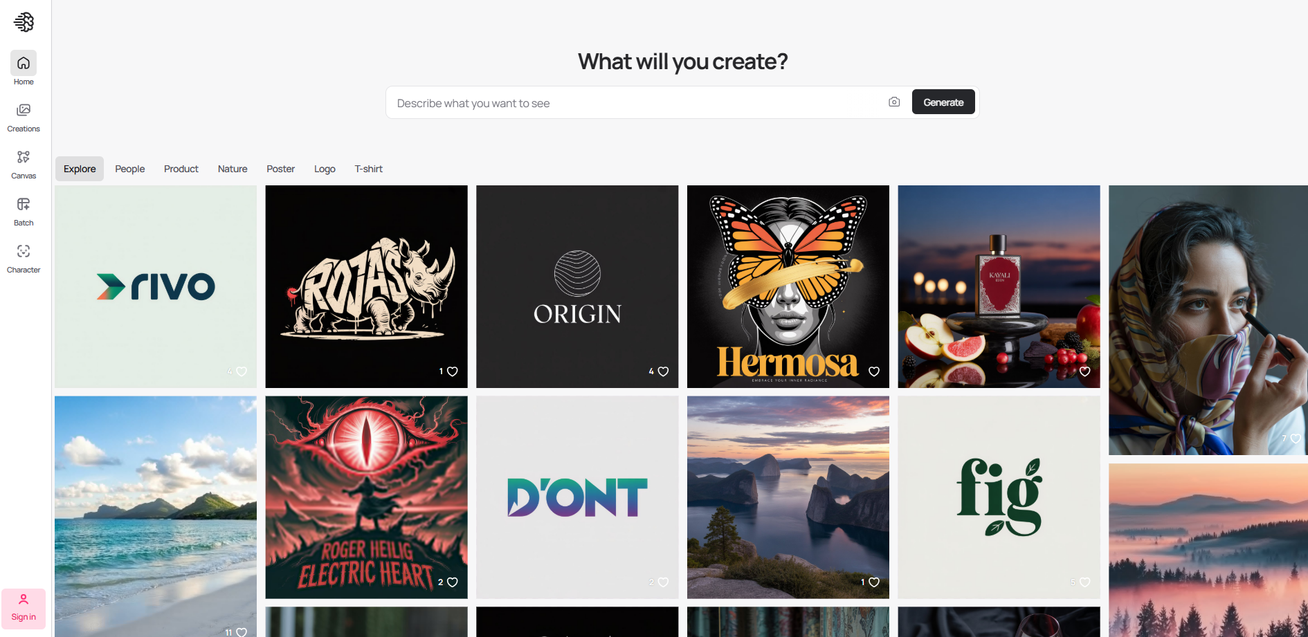 Ideogram AI tools for generating images and designs with text integration