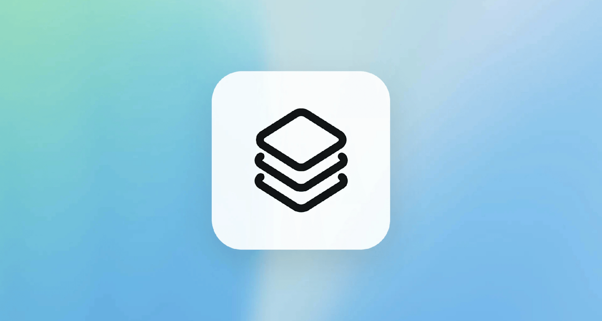 Minimalist icon representing layered app architecture, used for OpenAI’s Apps SDK in ChatGPT