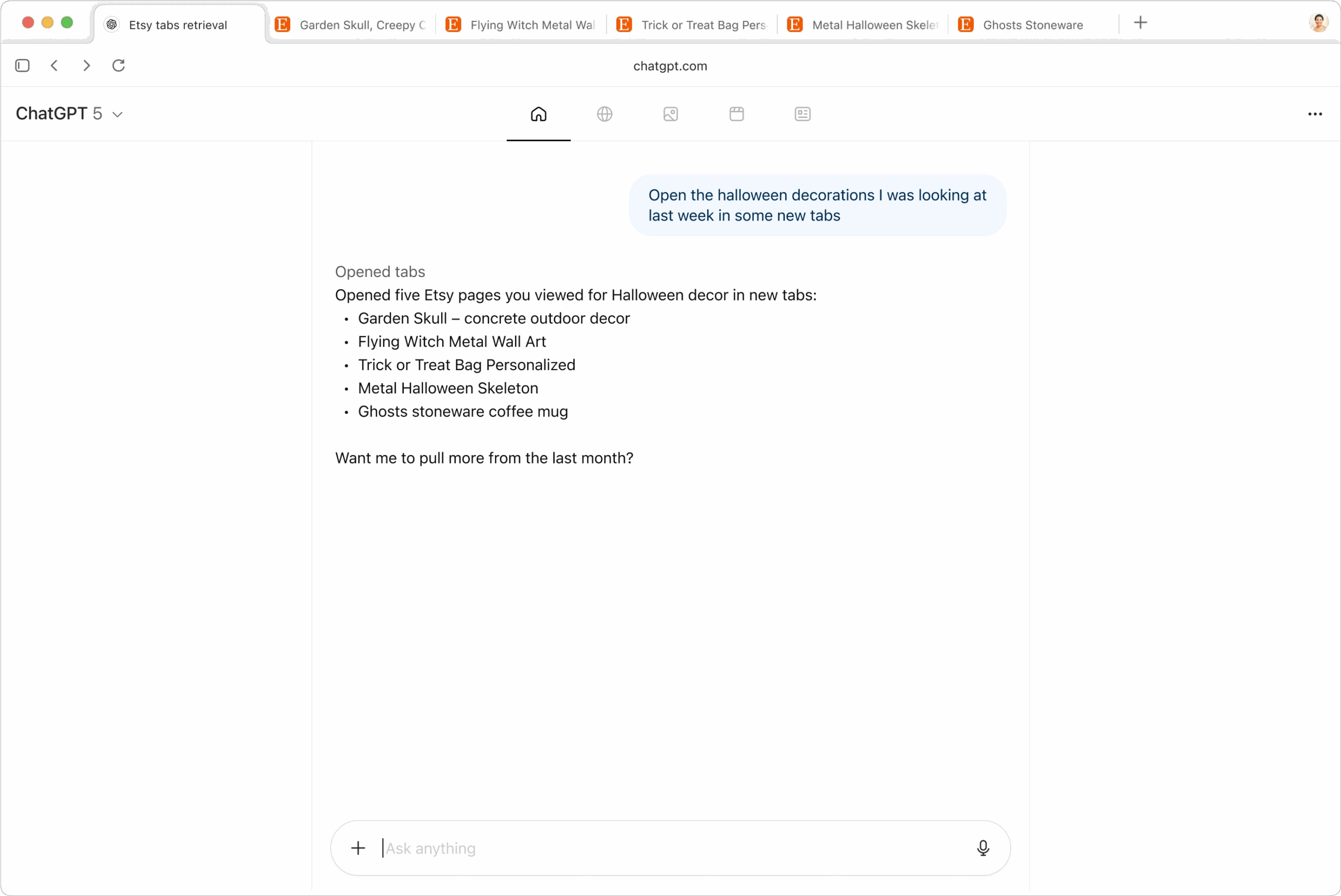 ChatGPT Atlas browser memory