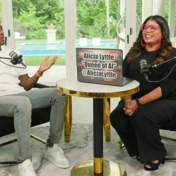 Alicia Lyttle and Nehemiah Davis podcast interview on ChatGPT for entrepreneurs