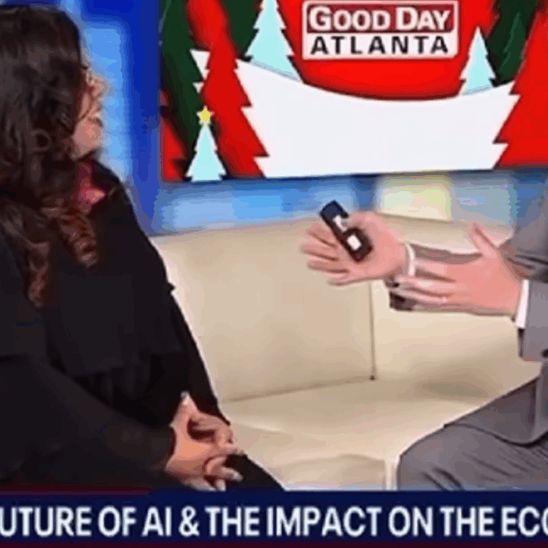 Alicia Lyttle discussing AI literacy and workforce transformation on FOX 5 Good Day Atlanta