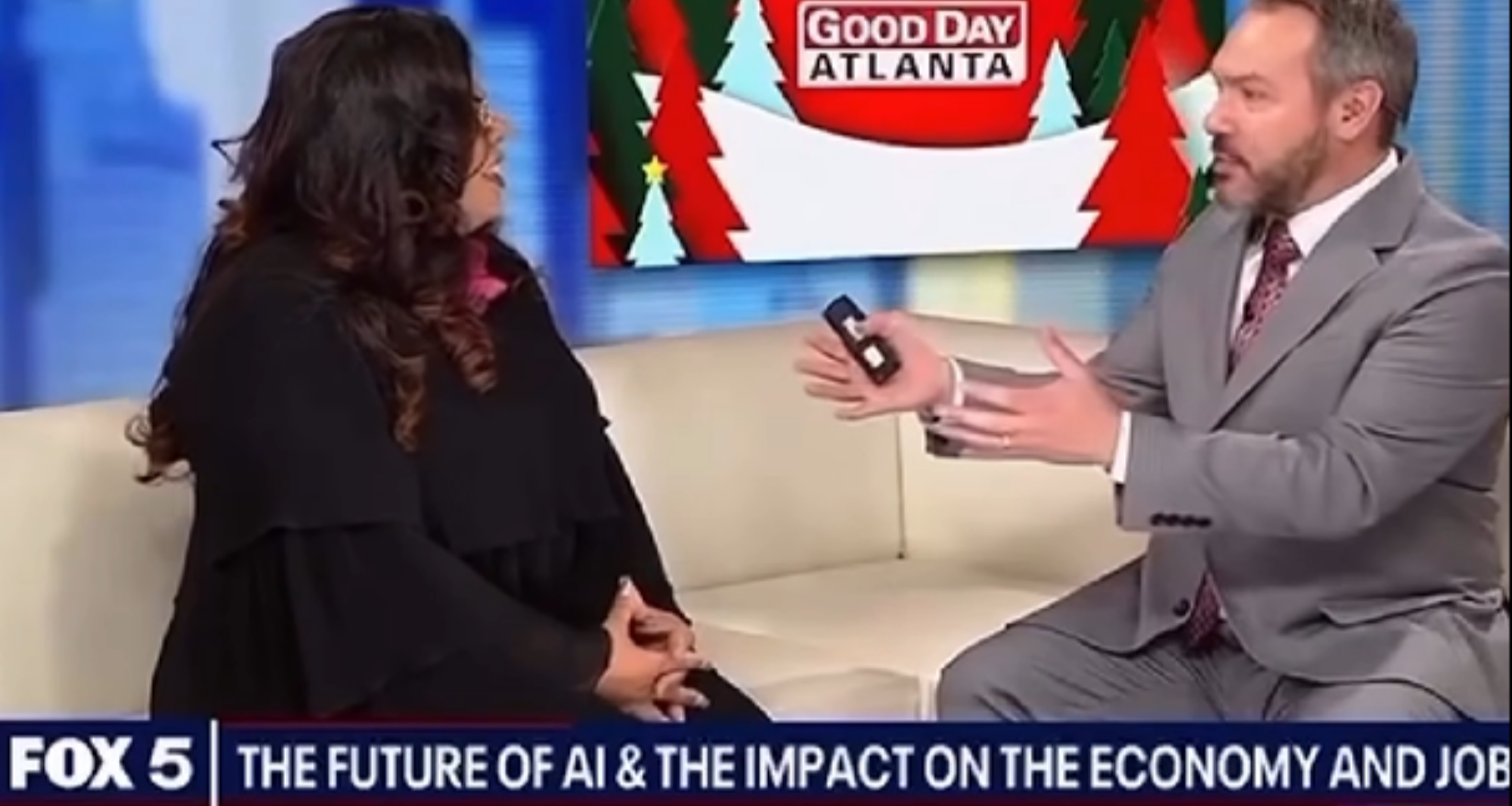 Alicia Lyttle discussing AI literacy and workforce transformation on FOX 5 Good Day Atlanta