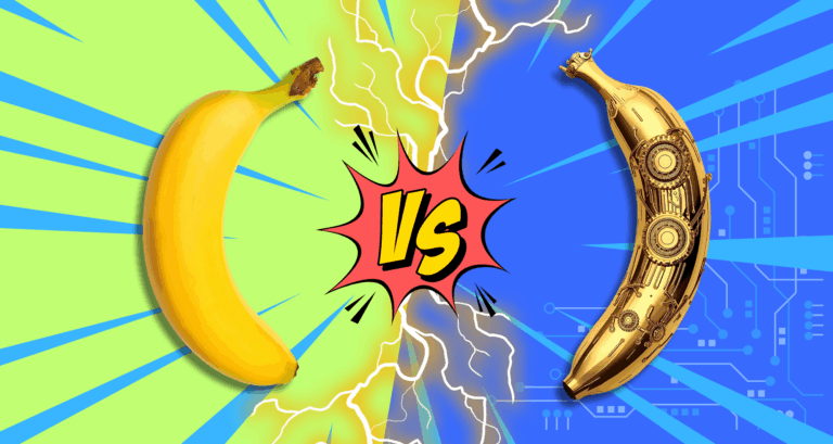Visual comparison of Nano Banana vs Nano Banana Pro